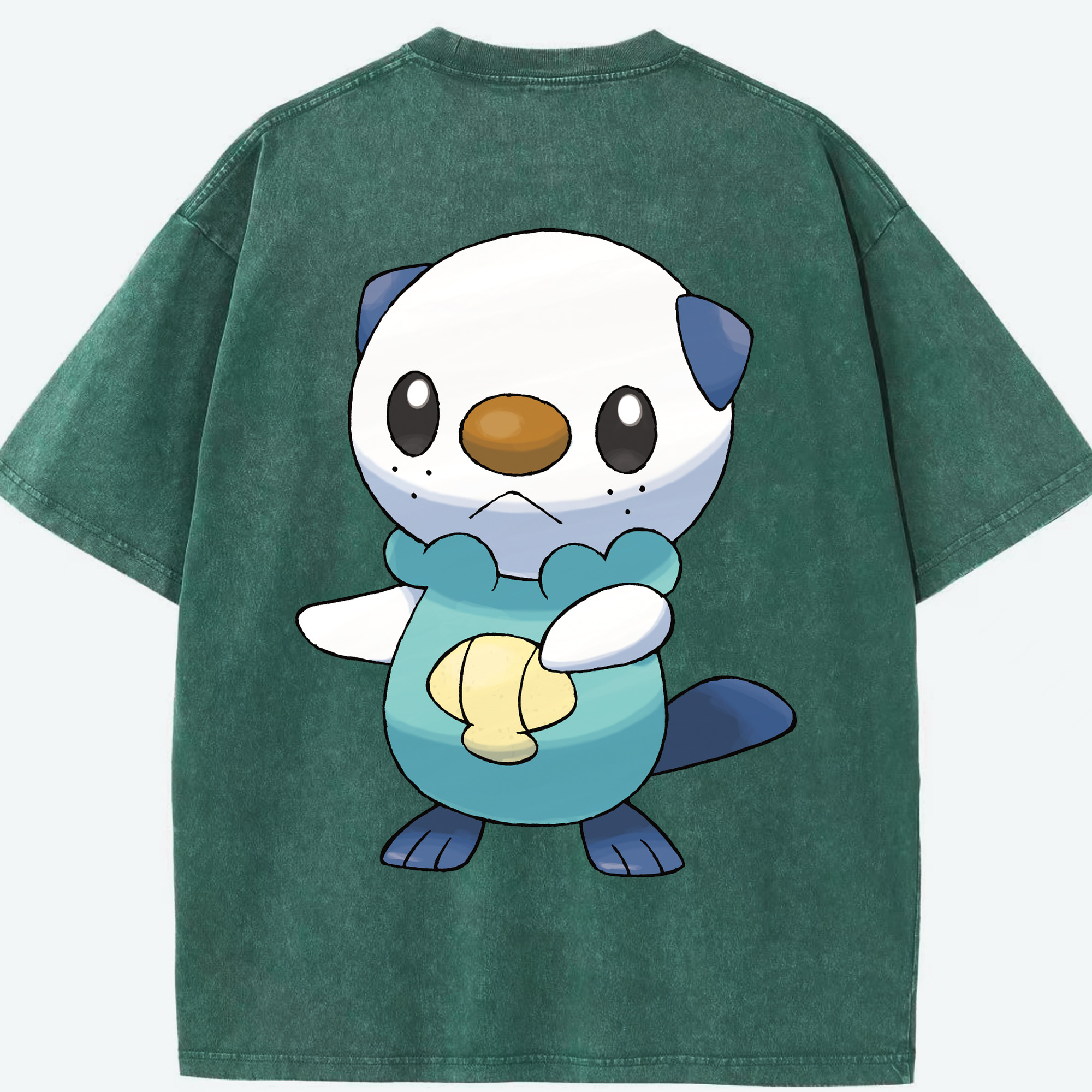 （画像用） ポケットモンスター Pokémon 綿100% ヴィンテージ風 半袖Tシャツ（背面プリント）